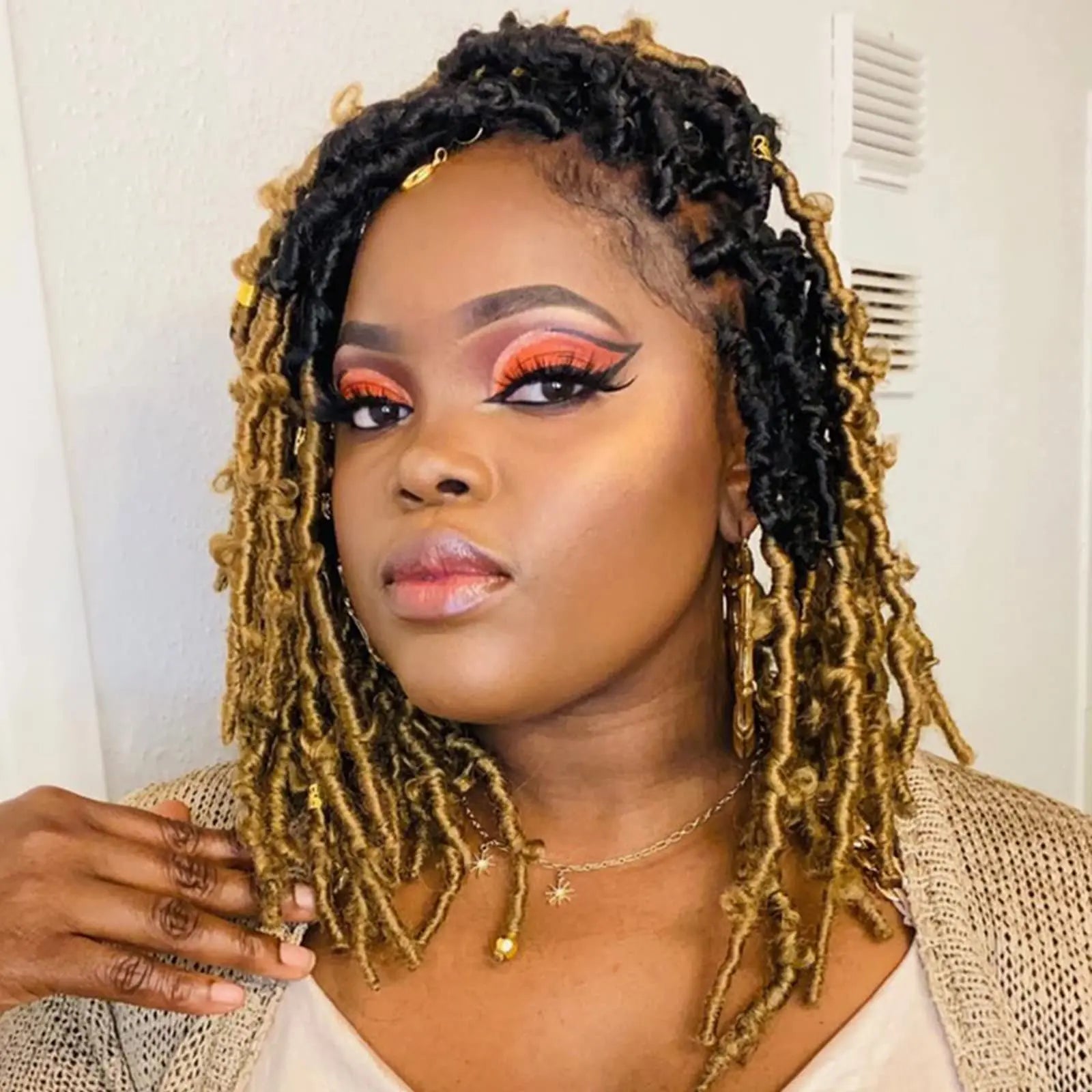 ( US ONLY) FAST SHIPPING DBL | Toyotress® Butterfly Locs Pre-Looped Distressed Locs Braiding Synthetic Crochet Hair Extensions Toyotress